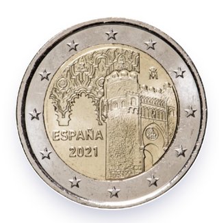 Moneda/Coin 2€ España/Spain 2021 Toledo
