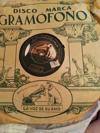 Disco Gramófono Tosca (Puccini) Miguel Fleta