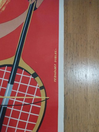 Cartel Fiestas Deportivas Invierno Málaga 1965