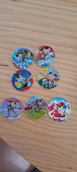 Lote Tazos Matutano Chester 90s