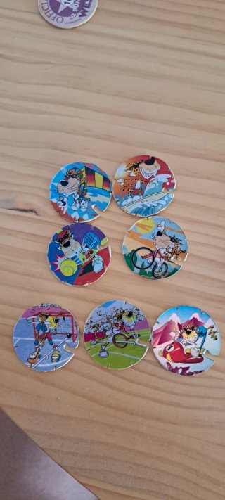 Lote Tazos Matutano Chester 90s