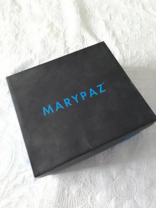 Sandalias Marypaz cuña rojas y beige