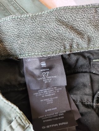 Pantalón G-Star RAW mujer verde militar