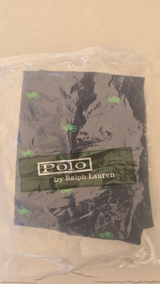 Bañador Polo Ralph Lauren Azul con Ponis Verdes