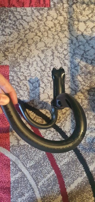 Manillar Deda Superzero Carbon DCR + Potencia Zipp