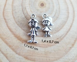 200 charms abalorios colgantes niño-niña