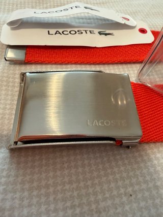 Cinturón Lacoste NUEVO.