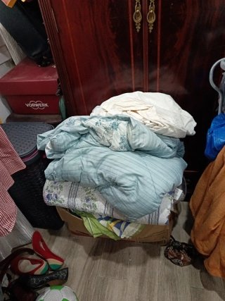 Corcha y enseres de cama de matrimonio y individua