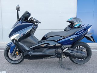 Yamaha TMAX 500 Maxi Scooter Negra/Azul Marino