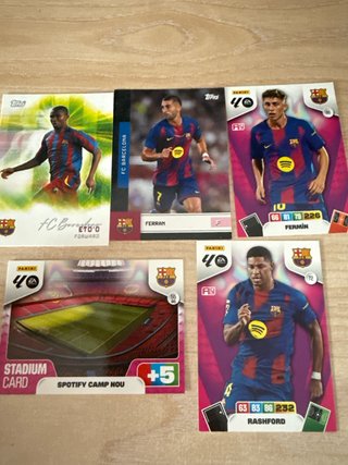 Lote Tarjetas FC Barcelona