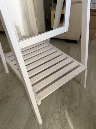 Espejo de pie IKEA ISFJORDEN blanco descatalogado