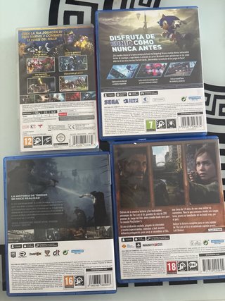 Lote 4 Videojuegos PS5 y Switch