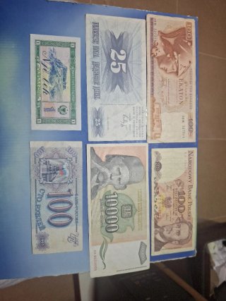 Lotto di Banconote Antiche Straniere