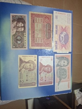 Lotto di Banconote Antiche Straniere