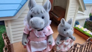 Burros Sylvanian Families Vintage
