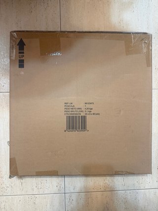 Mesa auxiliar redonda metal negra D45cm