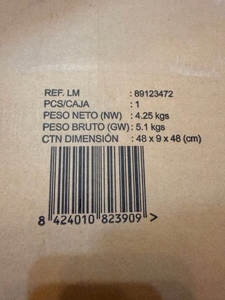Mesa auxiliar redonda metal negra D45cm
