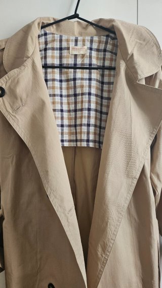 Gabardina niña beige T 10