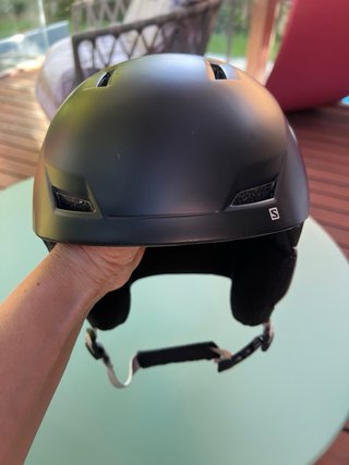 Casco Esquí Salomon Niño Talla S Color negro