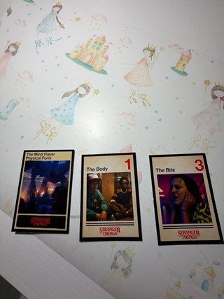 Lote o intercambio de cartas Stranger Things