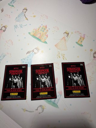 Lote o intercambio de cartas Stranger Things