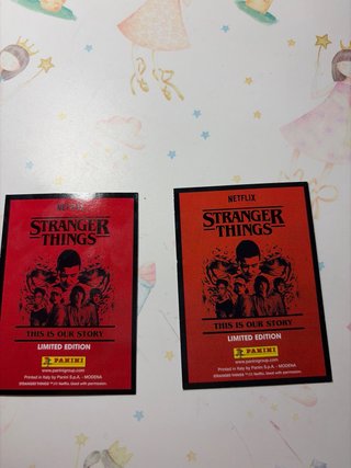 Lote o intercambio de cartas Stranger Things