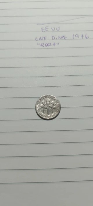 Moneda de 10 centavos 1976