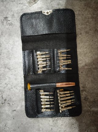 Juego destornillador precisión