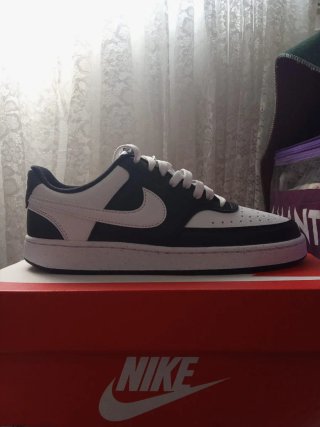 Zapatillas Nike Court Vision Low Negro/Blanco