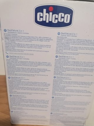 Esterilizador Chicco SterilNatural 2 en 1