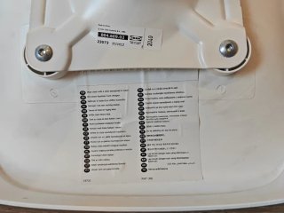 Silla giratoria Ikea blanca