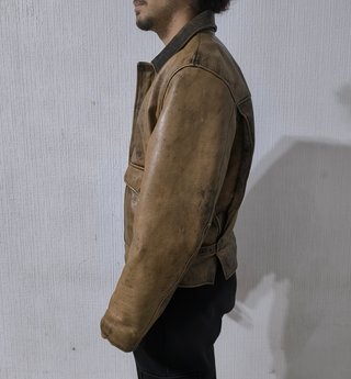 Chaqueta cuero aviador