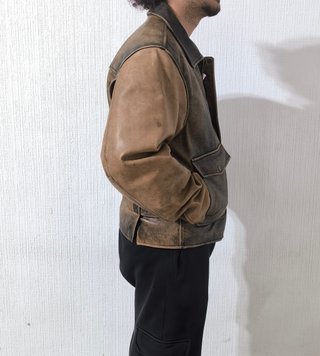 Chaqueta cuero aviador