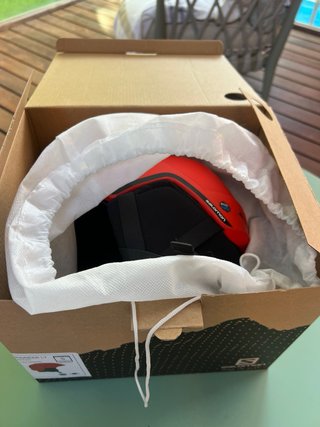 Casco Esquí Salomon Niño Talla S Color rojo