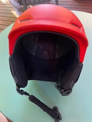 Casco Esquí Salomon Niño Talla S Color rojo