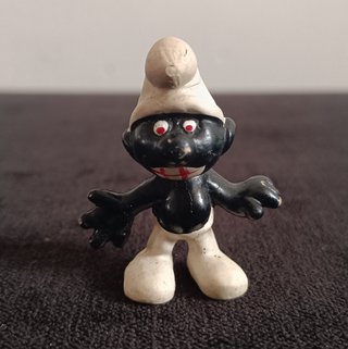 LOTE 7 FIGURAS PITUFOS CLASICOS PEYO AÑOS 80