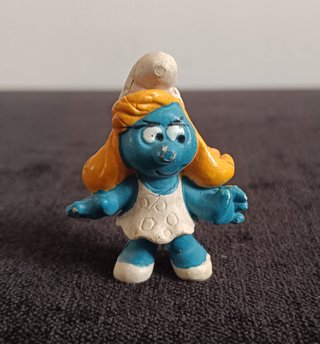 LOTE 7 FIGURAS PITUFOS CLASICOS PEYO AÑOS 80