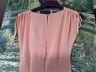 Vestido elegante rosa palo talla S