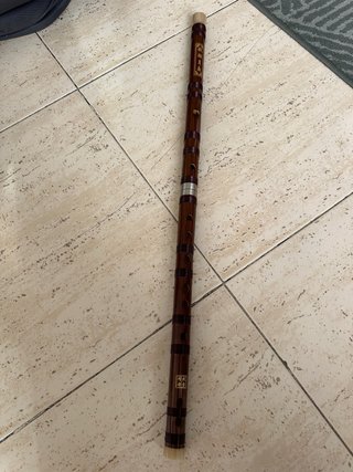 Flauta travesera de bambú