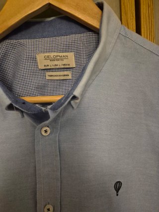 Camisa Celopman Azul Talla L