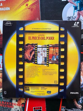 Laser Disc Scarface Al Pacino El Precio del Poder