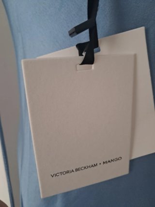 Vestido Mango Victoria Beckham Azul