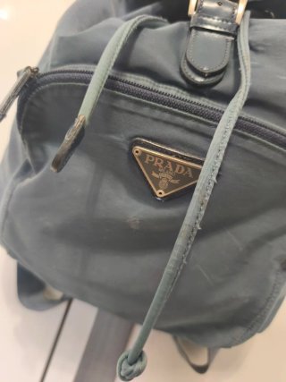 Zaino Prada verde/azzurro