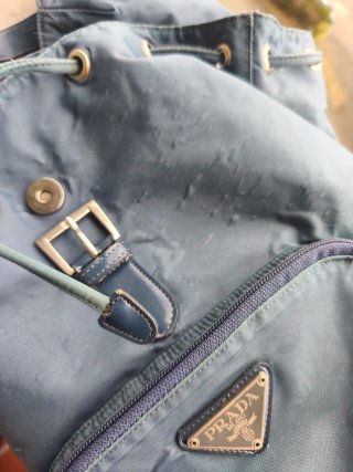 Zaino Prada verde/azzurro