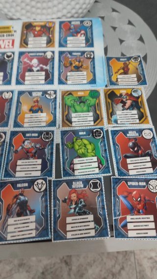 Carte gioco Marvel Super Eroi