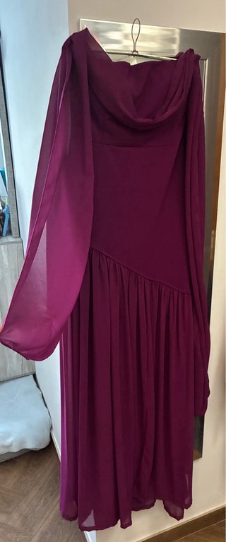 Vestido morado largo para eventos