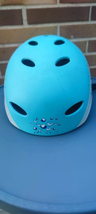 Casco infantil patín/bici azul