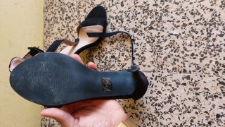 Sandalias de tacón Boohoo negras