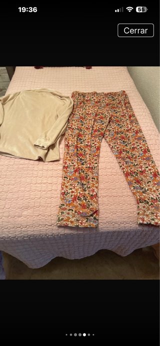Pijama Terciopelo Gisela Beige Fresa