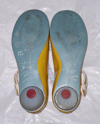 Camper Ballerine Gialle Tg. 35 Rarità